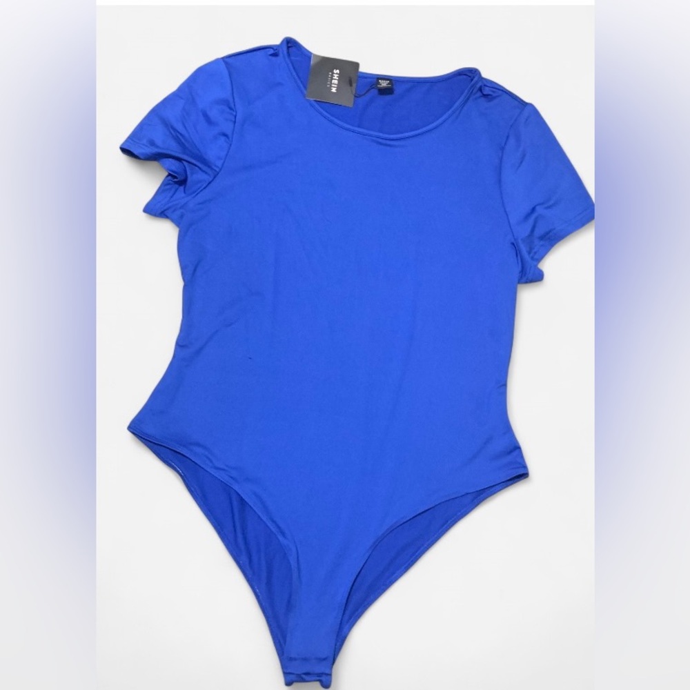 SHEIN Royal Blue Curve Bodysuit